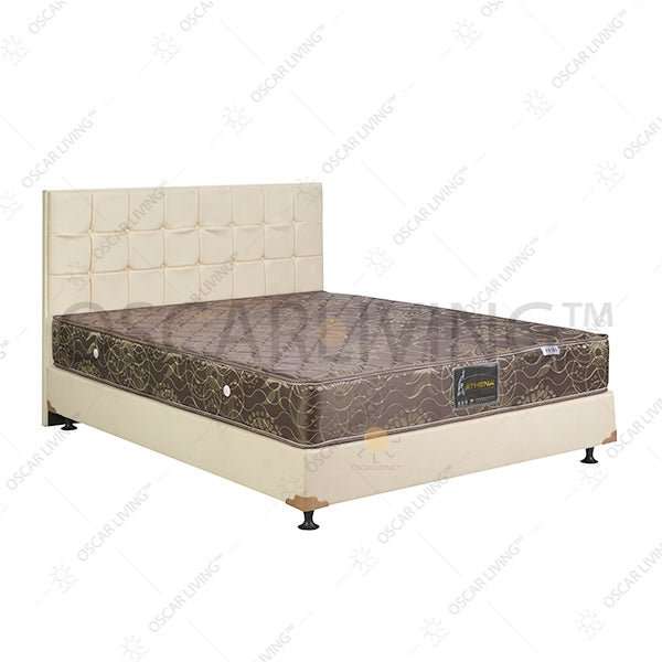 KASUR - SPRINGBED Kasur Springbed Athena Prima HB Sydney Cream | Fullset Kozo ATHENA OSCARLIVING
