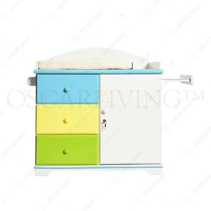 Meja Ganti Popok Meja Ganti Popok Bayi OLIV Robinhood Multicolor OLIV OSCARLIVING