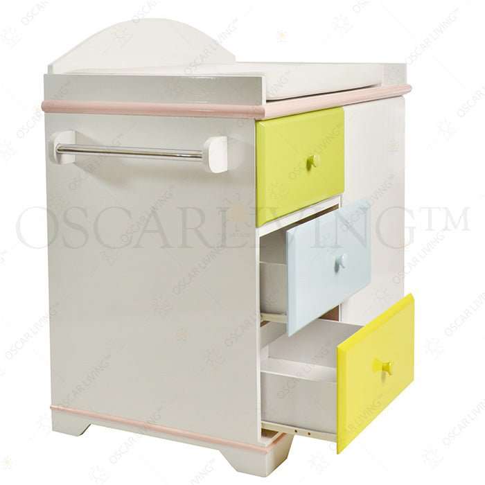 Meja Ganti Popok Meja Ganti Popok Bayi OLIV Robinhood Multicolor OLIV OSCARLIVING