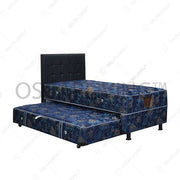 KASUR 2IN1 - 2IN1 BEDSET Kasur Springbed Central Deluxe 2in1 HB Sydney Hitam | Fullset CENTRAL OSCARLIVING