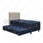 KASUR 2IN1 - 2IN1 BEDSET Kasur Springbed Central Deluxe 2in1 HB Vadia Cream | Fullset CENTRAL OSCARLIVING