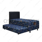 KASUR 2IN1 - 2IN1 BEDSET Kasur Springbed Central Deluxe 2in1 HB Vadia Hitam | Fullset CENTRAL OSCARLIVING
