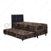 KASUR 2IN1 - 2IN1 BEDSET Kasur Springbed Central Deluxe 2in1 HB Elegance Hitam | Fullset CENTRAL OSCARLIVING