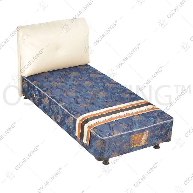 KASUR - SPRINGBED Kasur Springbed Central Deluxe Multibed HB Boston Cream | Fullset CENTRAL OSCARLIVING