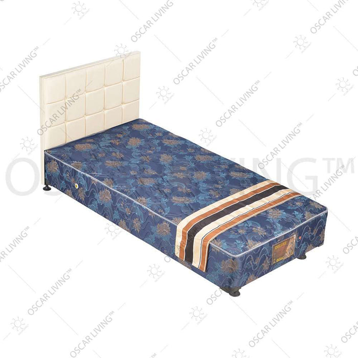 KASUR - SPRINGBED Kasur Springbed Central Deluxe Multibed HB Sydney Cream | Fullset CENTRAL OSCARLIVING