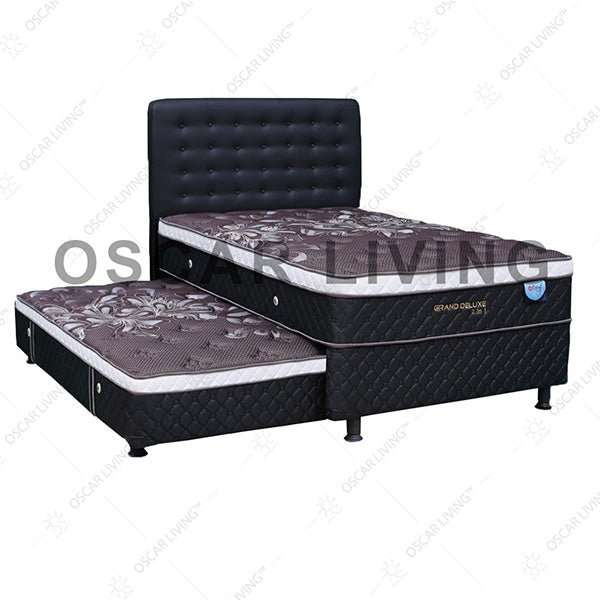 KASUR 2IN1 - 2IN1 BEDSET Kasur Springbed Central Grand Deluxe 2in1 HB Bonita | Fullset CENTRAL OSCARLIVING