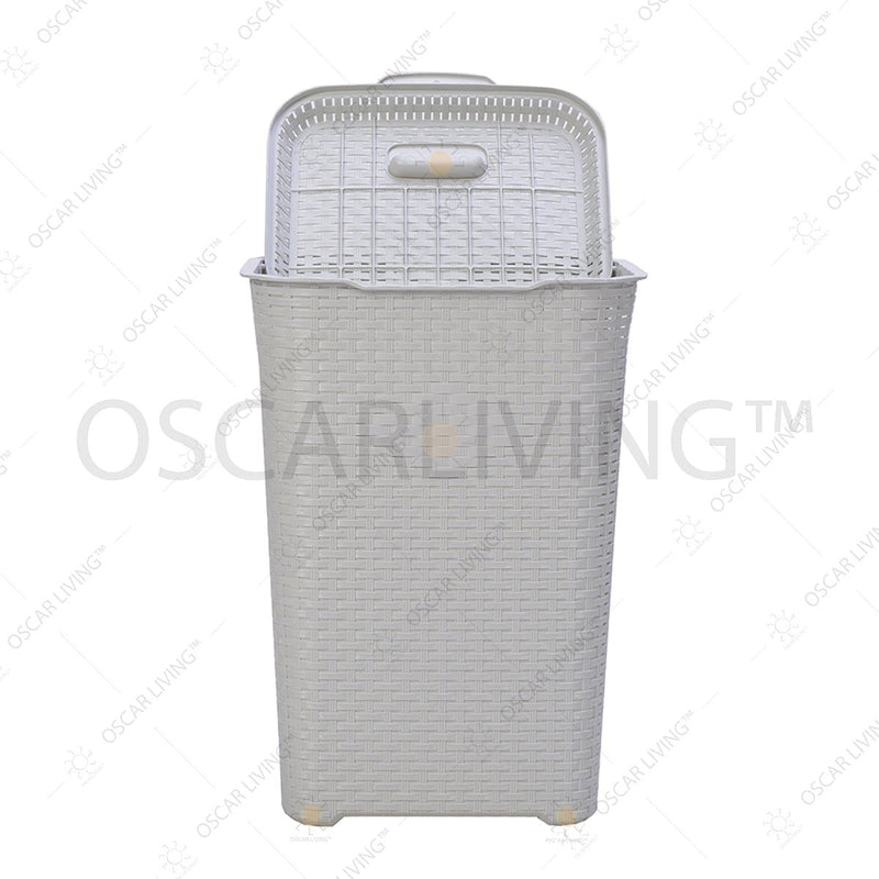 KERANJANG LAUNDRY - LAUNDRY BASKET Keranjang Pakaian Club CRB800 Motif Rattan | Laundry Baskets CLUB OSCARLIVING