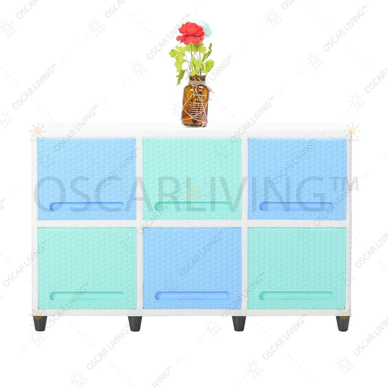 LEMARI PLASTIK - PLASTIC WARDROBE Lemari Plastik Club Flip Triple TCFR WCJ | Plastic Wardrobes CLUB OSCARLIVING