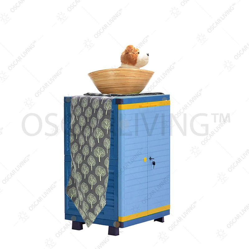 LEMARI PLASTIK - PLASTIC WARDROBE Lemari Plastik Club Grand Mini Kunci CLUB OSCARLIVING