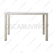 KURSI MAKAN - DINNING CHAIR Kursi Dan Meja Makan Rotan OLC OLIV Curtina | Fullset 4 Kursi - 1 Meja OLIV OSCARLIVING