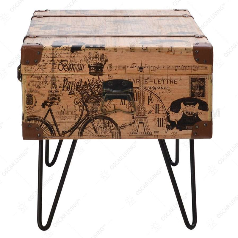 MEJA TAMU - COFFEE TABLE Meja Ruang Tamu Retro OLIV Vintage OLIV OSCARLIVING