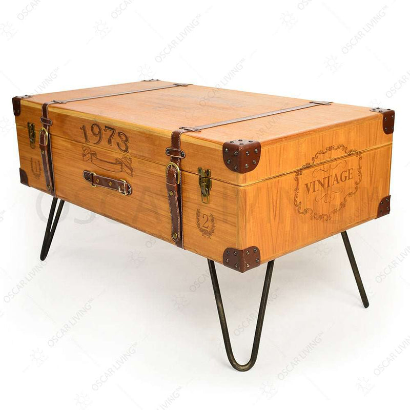 MEJA TAMU - COFFEE TABLE Meja Ruang Tamu Retro OLIV Vintage OLIV OSCARLIVING