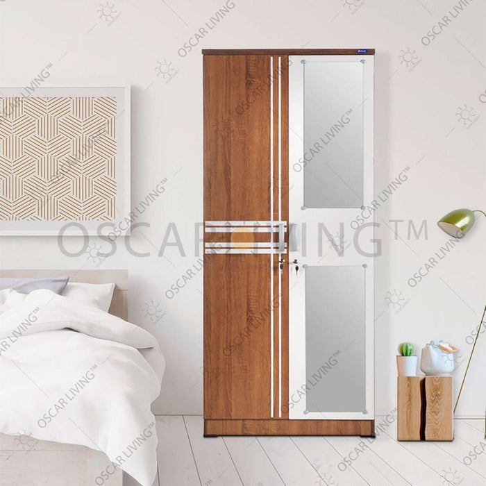 Lemari Pakaian Lemari Pakaian Olympic 2 Pintu Cermin OLYMPIC OSCARLIVING