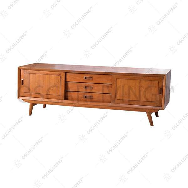 BUFET KONSOL - CONSOLE TABLE Bufet Konsol Minimalis OLIV Aristoteles Kayu Jati OLIV OSCARLIVING