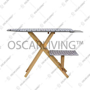 Meja Setrika Meja Setrika Rangka Kayu MAMAMIA Motif MAMAMIA OSCARLIVING