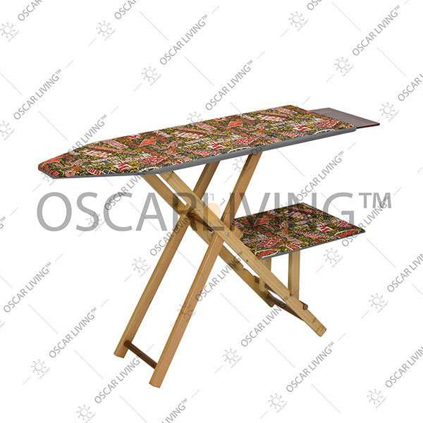 Meja Setrika Meja Setrika Rangka Kayu MAMAMIA Motif MAMAMIA OSCARLIVING
