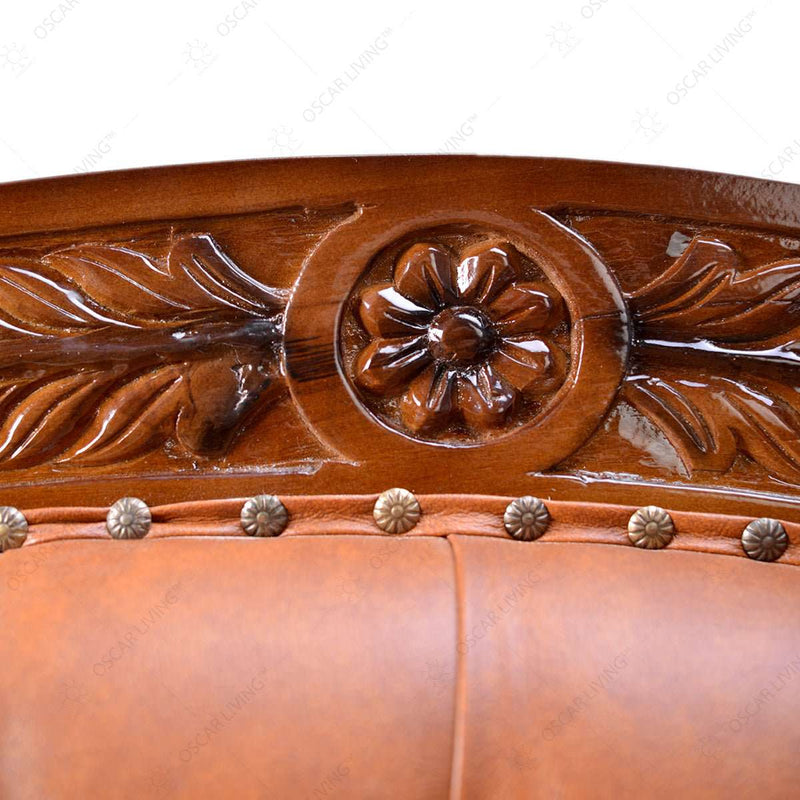 sofa jati Kursi Sofa Tamu Jati OLIV Margasari | Klasik OLIV OSCARLIVING