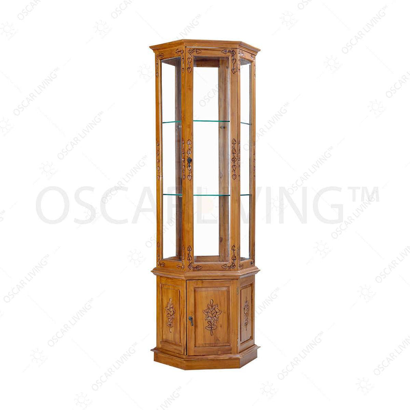 PAJANGAN - JATI Pajangan Pagoda Classic | Display Cabinet OLIV OSCARLIVING