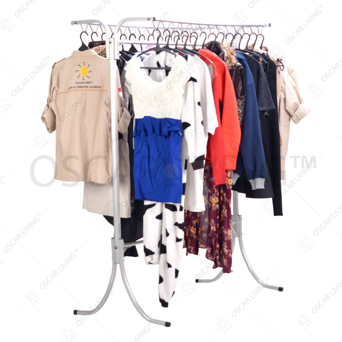 JEMURAN PAKAIAN - CLOTHING LINE Jemuran Pakaian Hongkong Alumunium Capstok BINA KARYA OSCARLIVING