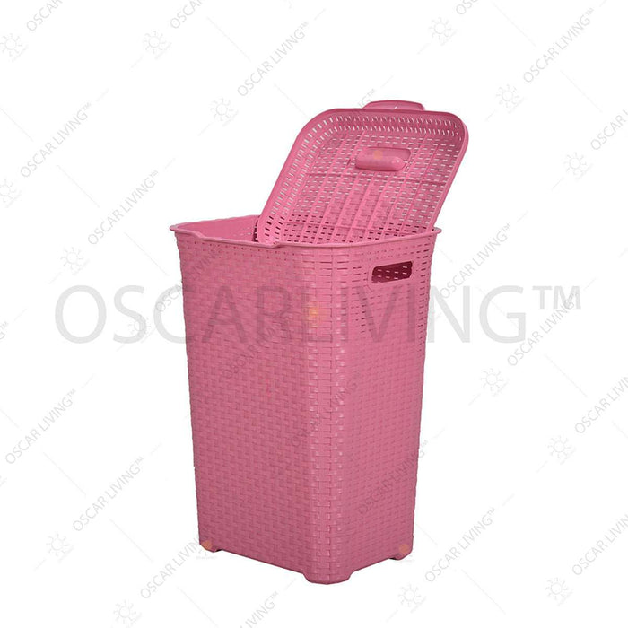 KERANJANG LAUNDRY - LAUNDRY BASKET Keranjang Pakaian Club CRB800 Motif Rattan | Laundry Baskets CLUB OSCARLIVING