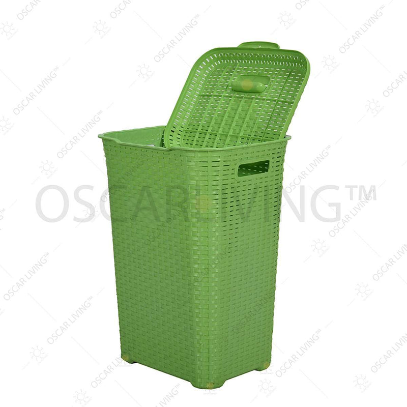 KERANJANG LAUNDRY - LAUNDRY BASKET Keranjang Pakaian Club CRB800 Motif Rattan | Laundry Baskets CLUB OSCARLIVING