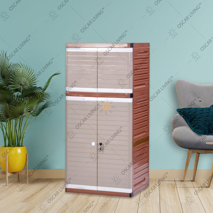 LEMARI PLASTIK - PLASTIC WARDROBE Lemari Plastik Club Grand Mini WSP 3 Susun CLUB OSCARLIVING