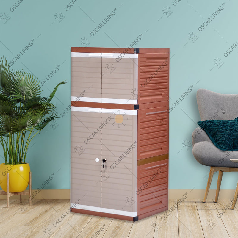 LEMARI PLASTIK - PLASTIC WARDROBE Lemari Plastik Club Grand Mini WSP 3 Susun CLUB OSCARLIVING