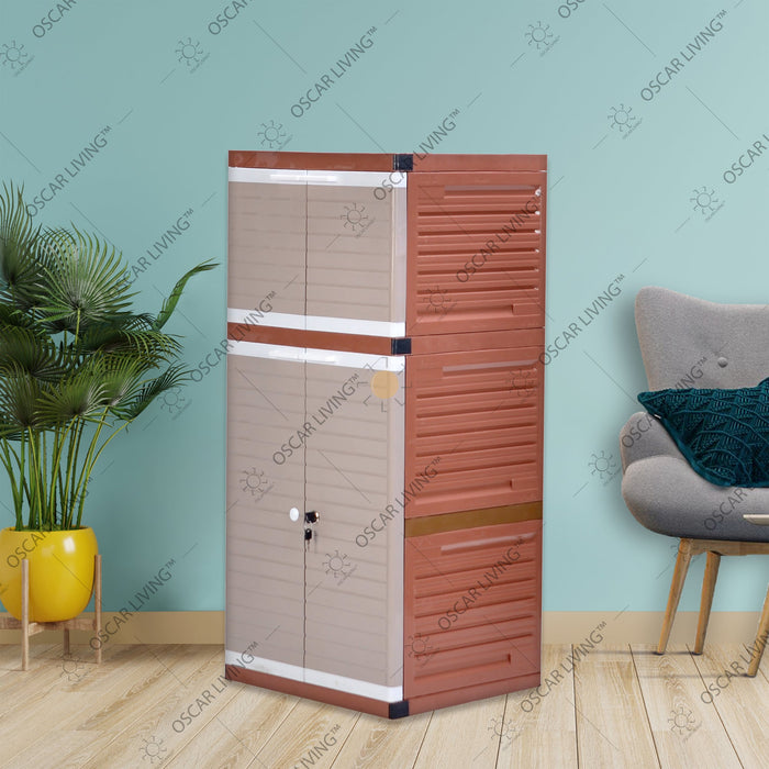LEMARI PLASTIK - PLASTIC WARDROBE Lemari Plastik Club Grand Mini WSP 3 Susun CLUB OSCARLIVING