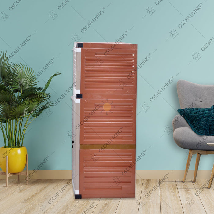 LEMARI PLASTIK - PLASTIC WARDROBE Lemari Plastik Club Grand Mini WSP 3 Susun CLUB OSCARLIVING