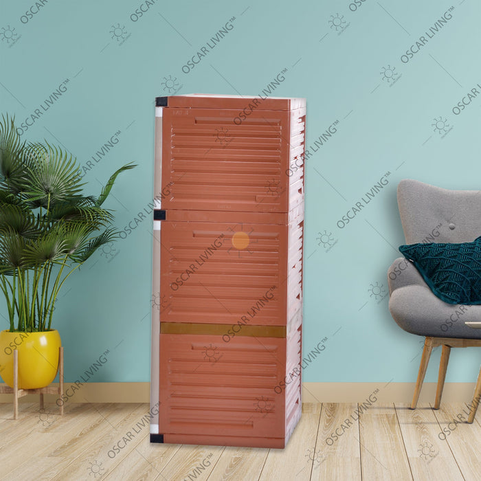 LEMARI PLASTIK - PLASTIC WARDROBE Lemari Plastik Club Grand Mini WSP 3 Susun CLUB OSCARLIVING