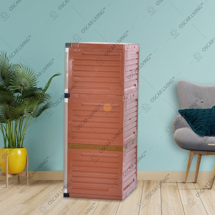 LEMARI PLASTIK - PLASTIC WARDROBE Lemari Plastik Club Grand Mini WSP 3 Susun CLUB OSCARLIVING