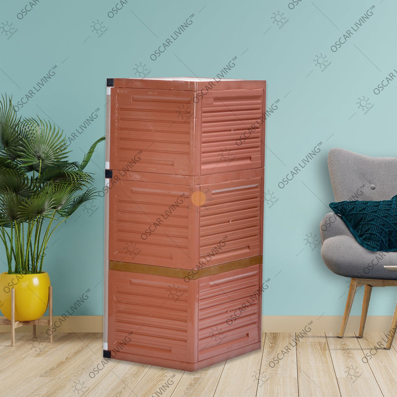 LEMARI PLASTIK - PLASTIC WARDROBE Lemari Plastik Club Grand Mini WSP 3 Susun CLUB OSCARLIVING