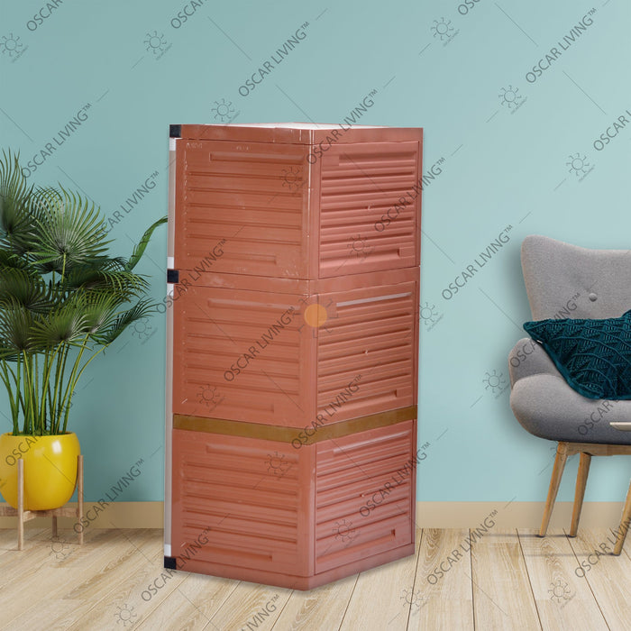 LEMARI PLASTIK - PLASTIC WARDROBE Lemari Plastik Club Grand Mini WSP 3 Susun CLUB OSCARLIVING