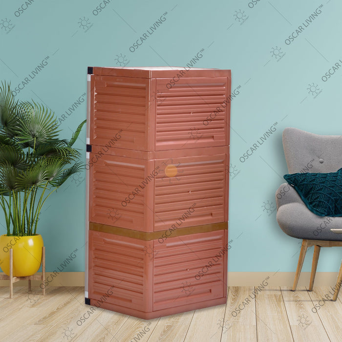 LEMARI PLASTIK - PLASTIC WARDROBE Lemari Plastik Club Grand Mini WSP 3 Susun CLUB OSCARLIVING