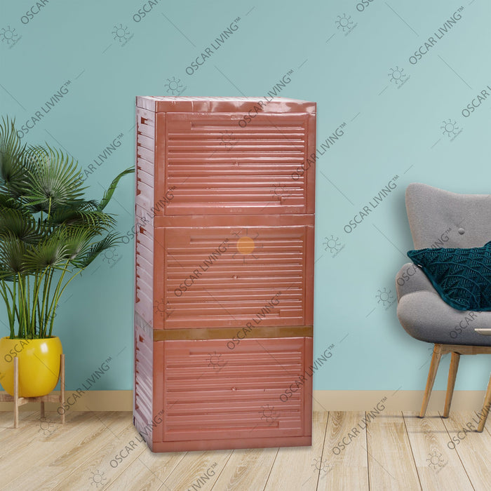 LEMARI PLASTIK - PLASTIC WARDROBE Lemari Plastik Club Grand Mini WSP 3 Susun CLUB OSCARLIVING