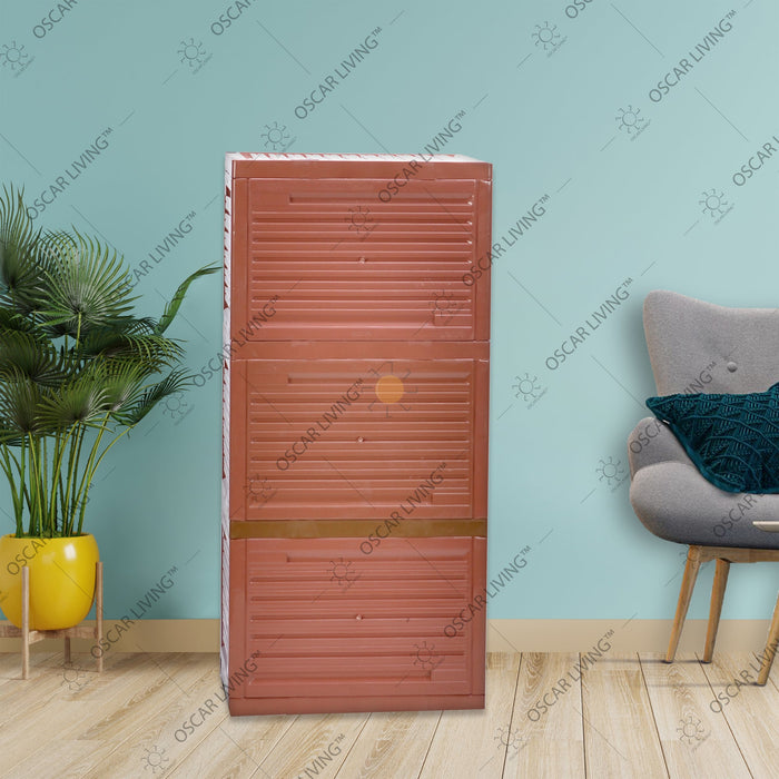 LEMARI PLASTIK - PLASTIC WARDROBE Lemari Plastik Club Grand Mini WSP 3 Susun CLUB OSCARLIVING