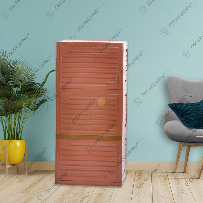 LEMARI PLASTIK - PLASTIC WARDROBE Lemari Plastik Club Grand Mini WSP 3 Susun CLUB OSCARLIVING