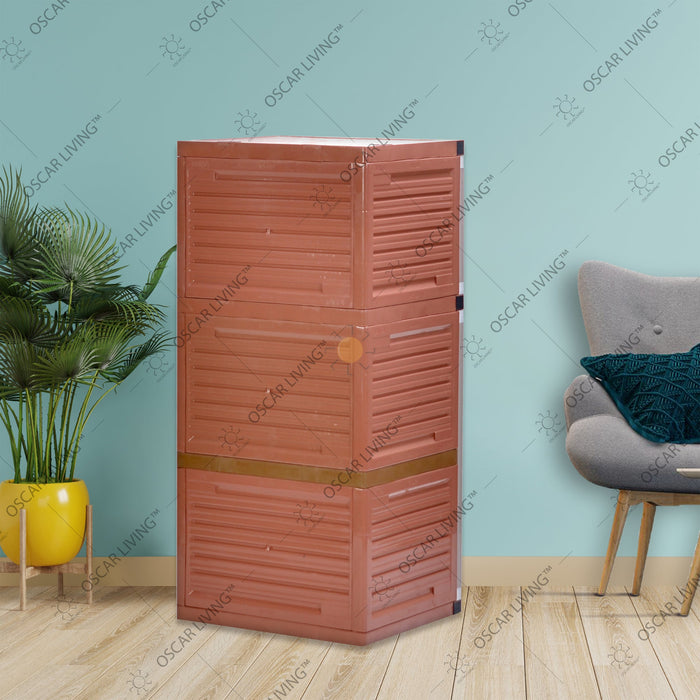 LEMARI PLASTIK - PLASTIC WARDROBE Lemari Plastik Club Grand Mini WSP 3 Susun CLUB OSCARLIVING