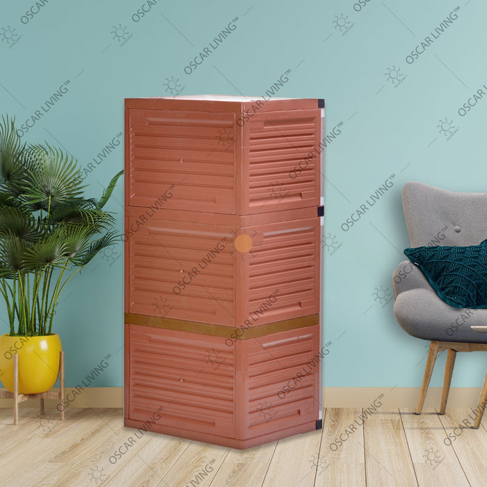 LEMARI PLASTIK - PLASTIC WARDROBE Lemari Plastik Club Grand Mini WSP 3 Susun CLUB OSCARLIVING