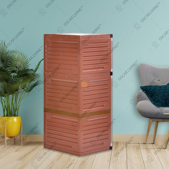 LEMARI PLASTIK - PLASTIC WARDROBE Lemari Plastik Club Grand Mini WSP 3 Susun CLUB OSCARLIVING