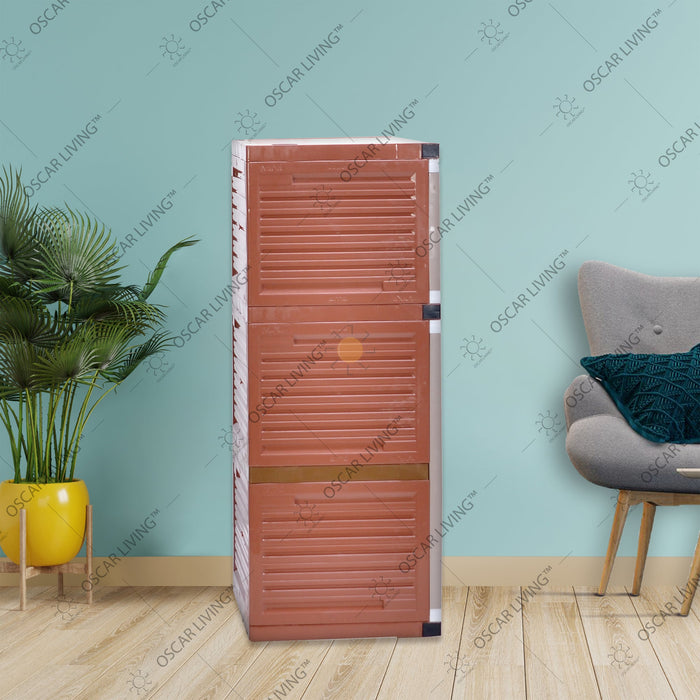 LEMARI PLASTIK - PLASTIC WARDROBE Lemari Plastik Club Grand Mini WSP 3 Susun CLUB OSCARLIVING