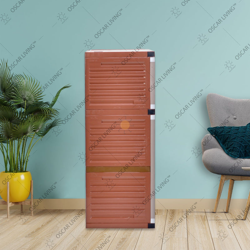 LEMARI PLASTIK - PLASTIC WARDROBE Lemari Plastik Club Grand Mini WSP 3 Susun CLUB OSCARLIVING