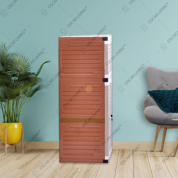 LEMARI PLASTIK - PLASTIC WARDROBE Lemari Plastik Club Grand Mini WSP 3 Susun CLUB OSCARLIVING