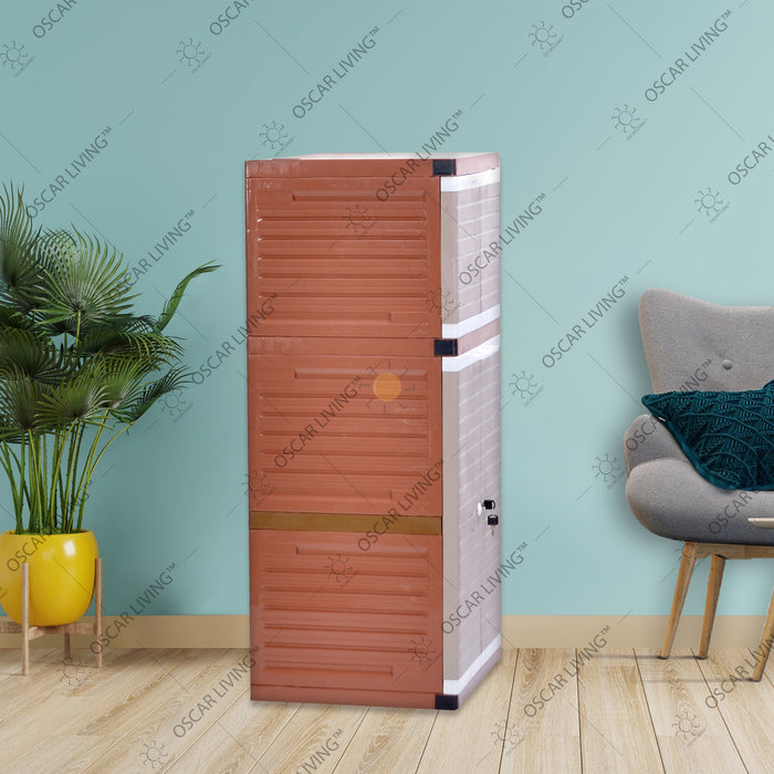 LEMARI PLASTIK - PLASTIC WARDROBE Lemari Plastik Club Grand Mini WSP 3 Susun CLUB OSCARLIVING