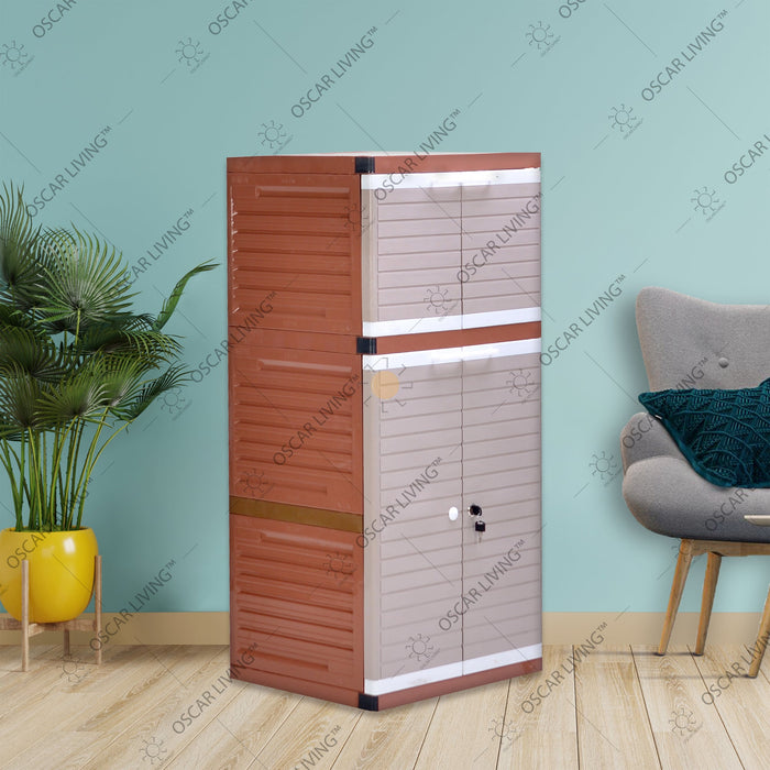 LEMARI PLASTIK - PLASTIC WARDROBE Lemari Plastik Club Grand Mini WSP 3 Susun CLUB OSCARLIVING