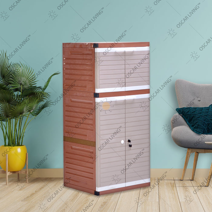 LEMARI PLASTIK - PLASTIC WARDROBE Lemari Plastik Club Grand Mini WSP 3 Susun CLUB OSCARLIVING