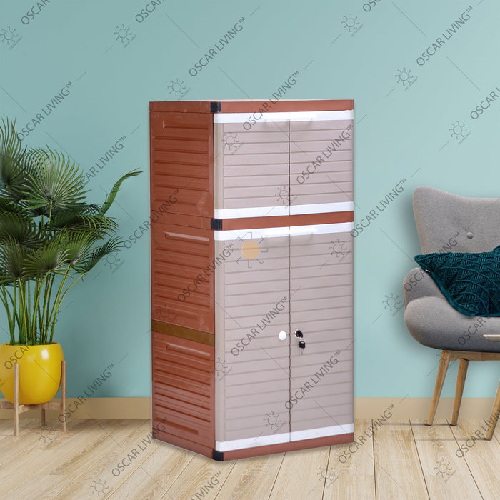 LEMARI PLASTIK - PLASTIC WARDROBE Lemari Plastik Club Grand Mini WSP 3 Susun CLUB OSCARLIVING