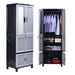 LEMARI PLASTIK - PLASTIC WARDROBE Lemari Plastik Napolly Cabro81 + Kaca | Plastic Wardrobe NAPOLLY OSCARLIVING