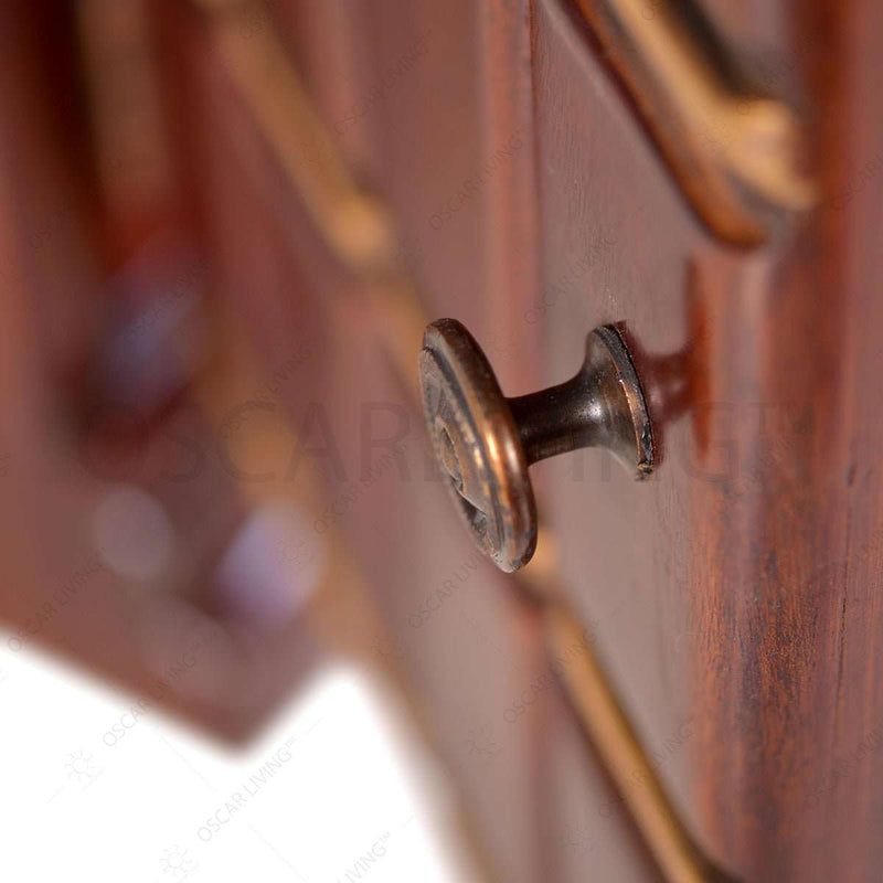 Bookself Rak Buku Mahogani Oliv Ritz Gozo M | Bookshelf OLIV OSCARLIVING