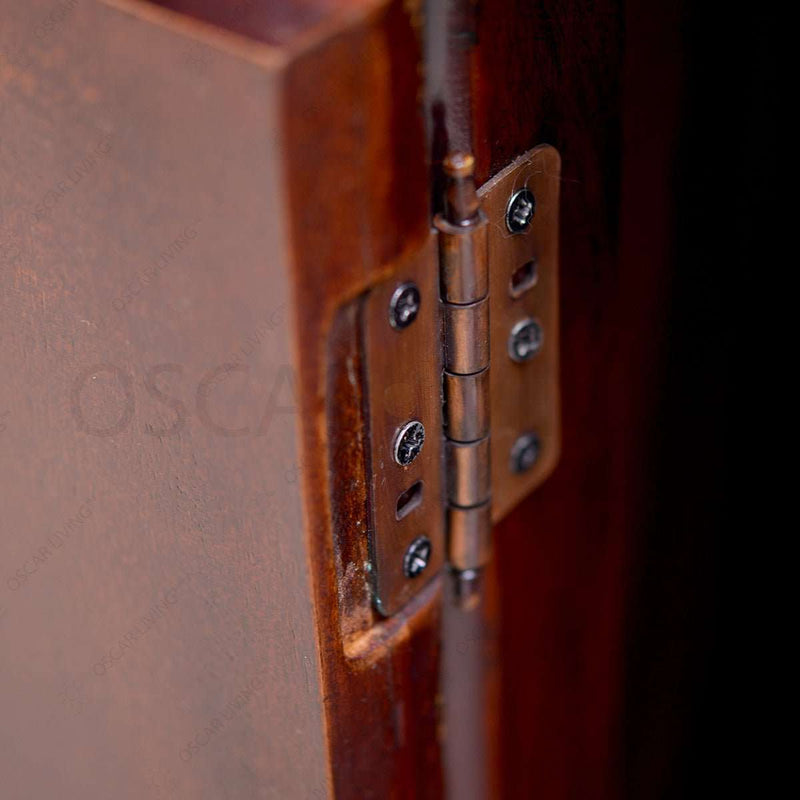 Bookself Rak Buku Mahogani Oliv Ritz Gozo M | Bookshelf OLIV OSCARLIVING